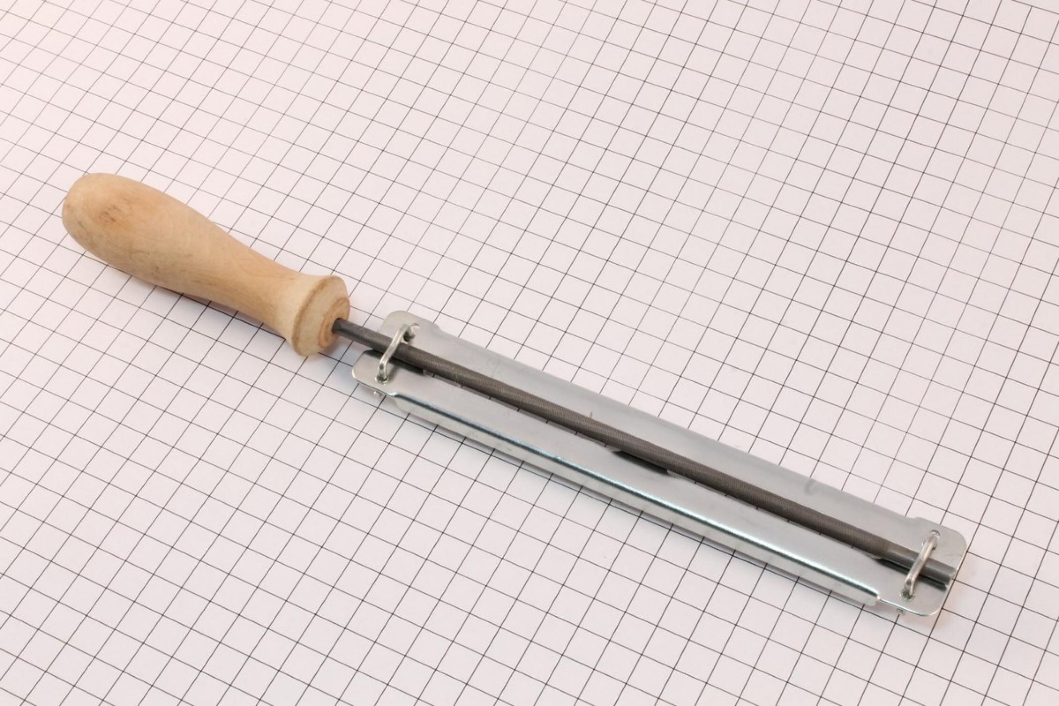 Напильник бензопильный Ø4,8mm (+планка, ручка) KS-3