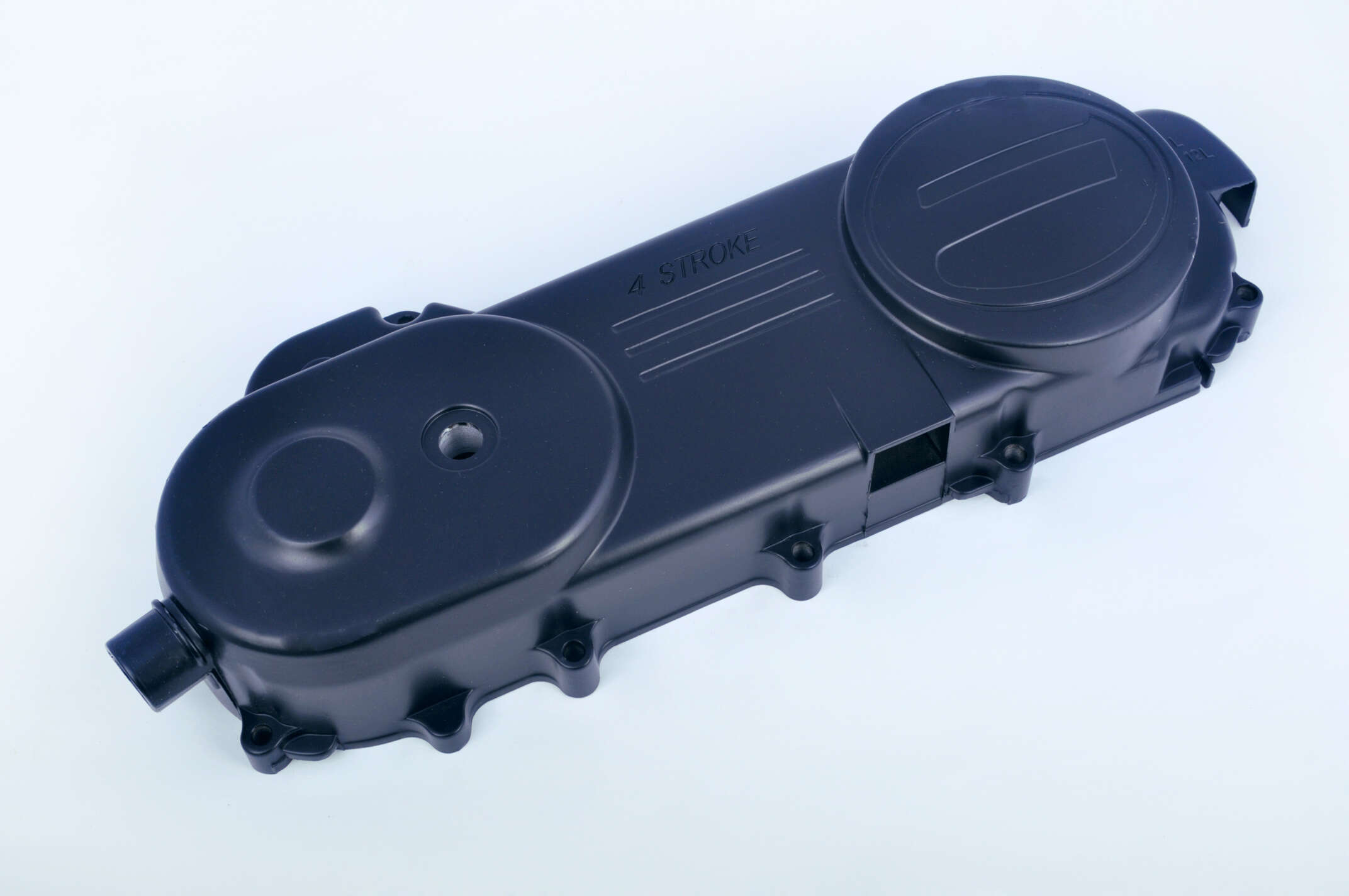 Крышка вариатора 4T GY6 50 (12 колесо, 139QMB, черная) (460mm) VDK