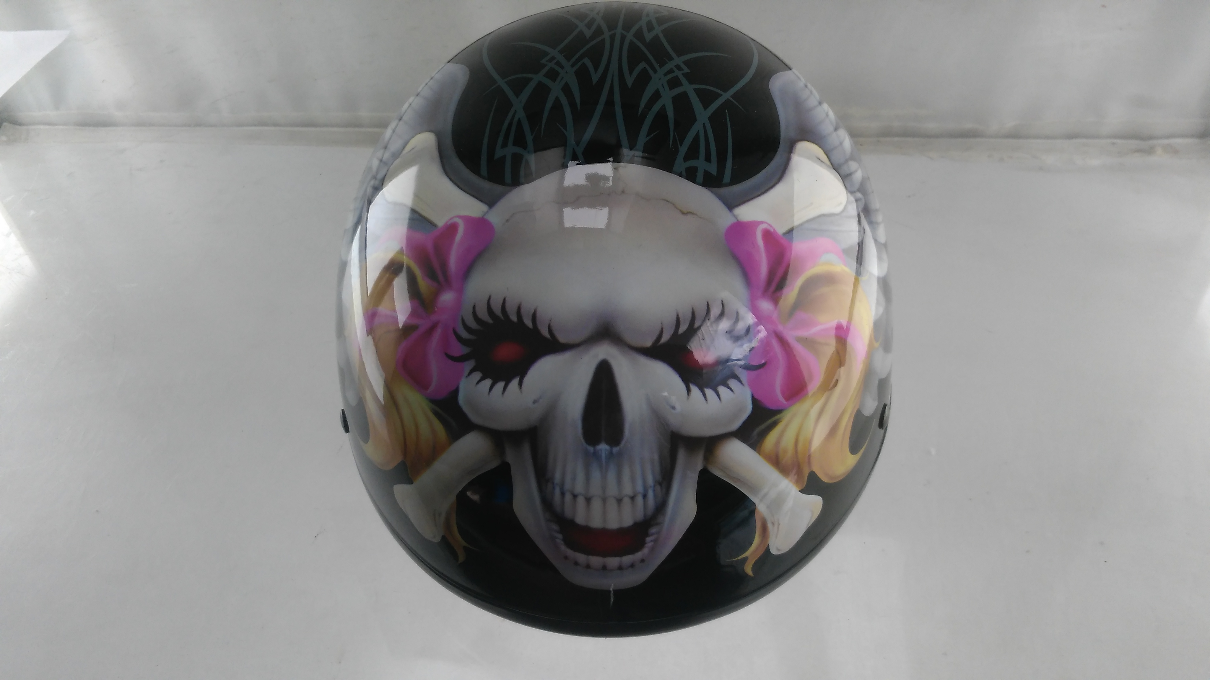 Шлем-каска (mod:908) (skull) DOT
