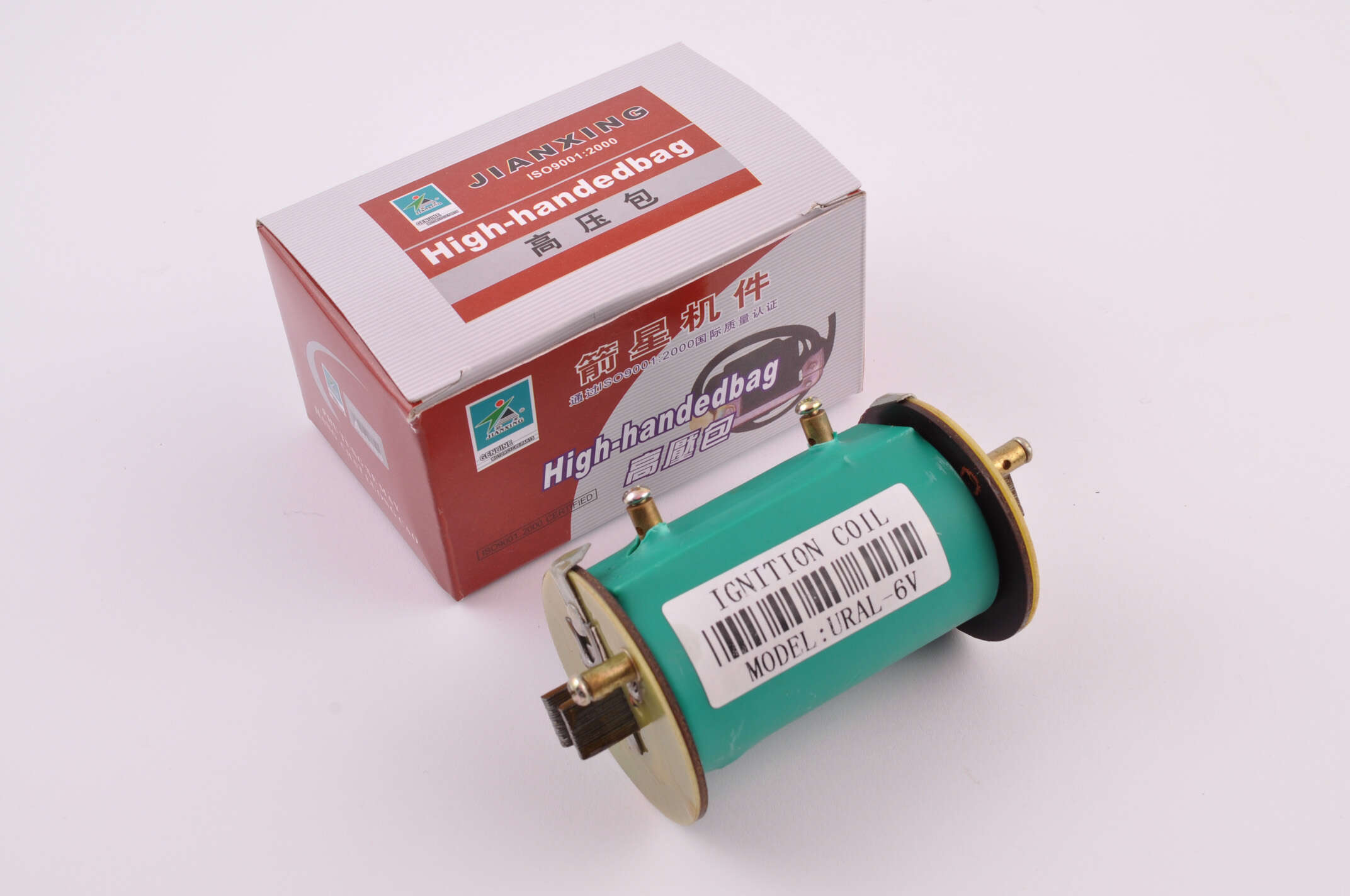 Катушка зажигания УРАЛ 6V (зеленая) JIANXING