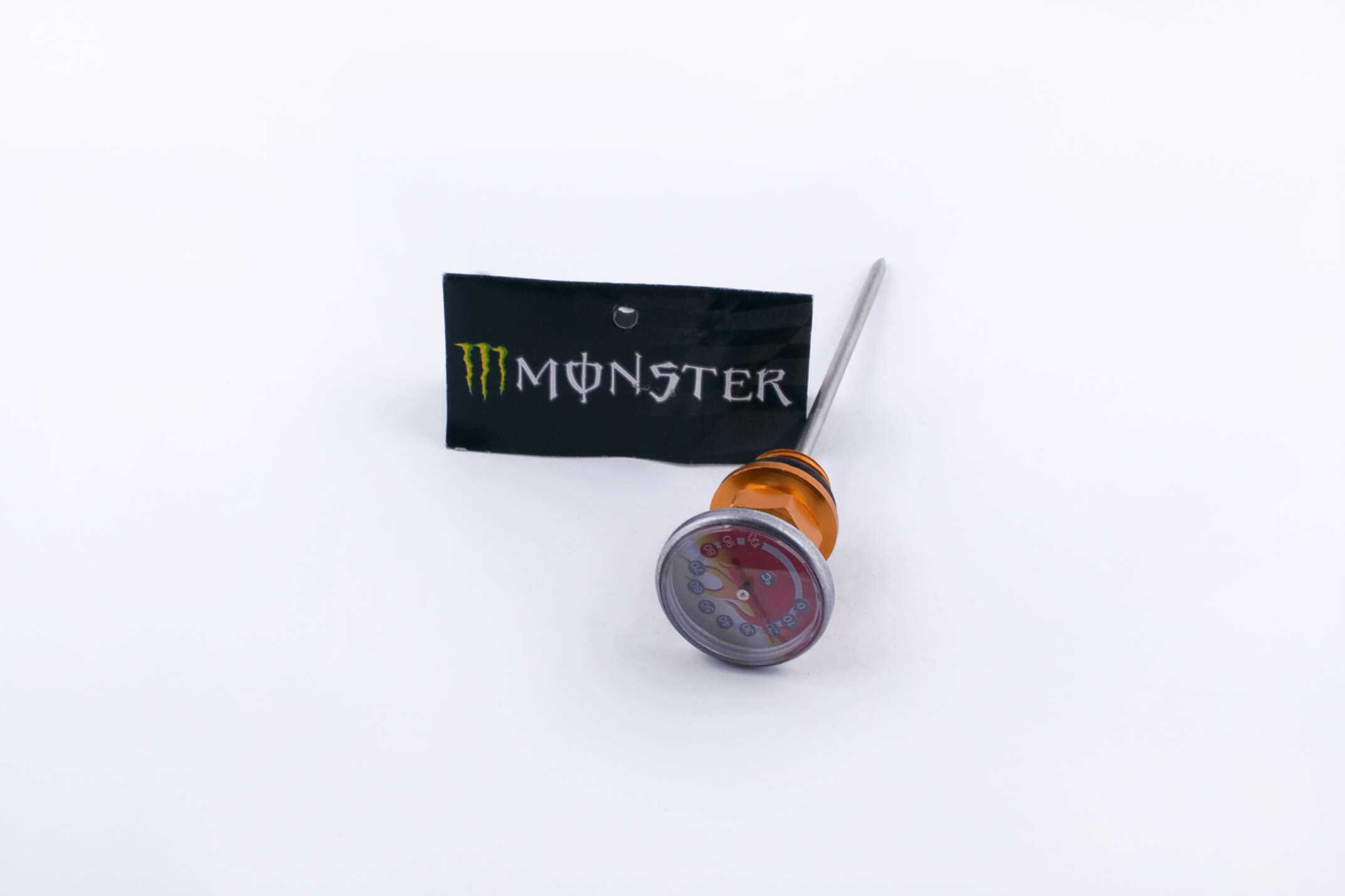 Щуп масла Ø18.0mm, L-150mm (+датчик температуры) (золотистый) MONSTER ENERGY