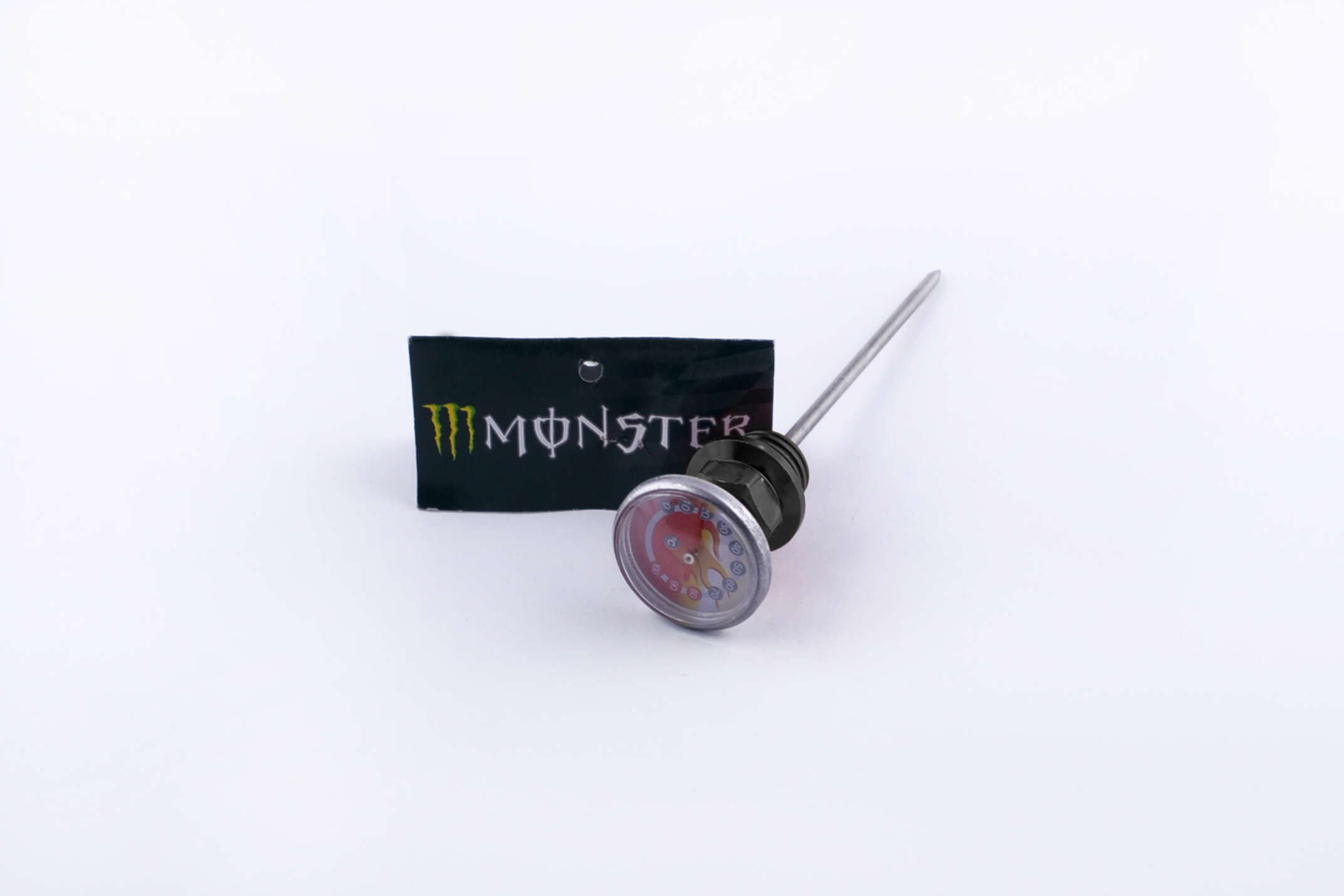 Щуп масла Ø18.0mm, L-150mm (+датчик температуры) (черный) MONSTER ENERGY