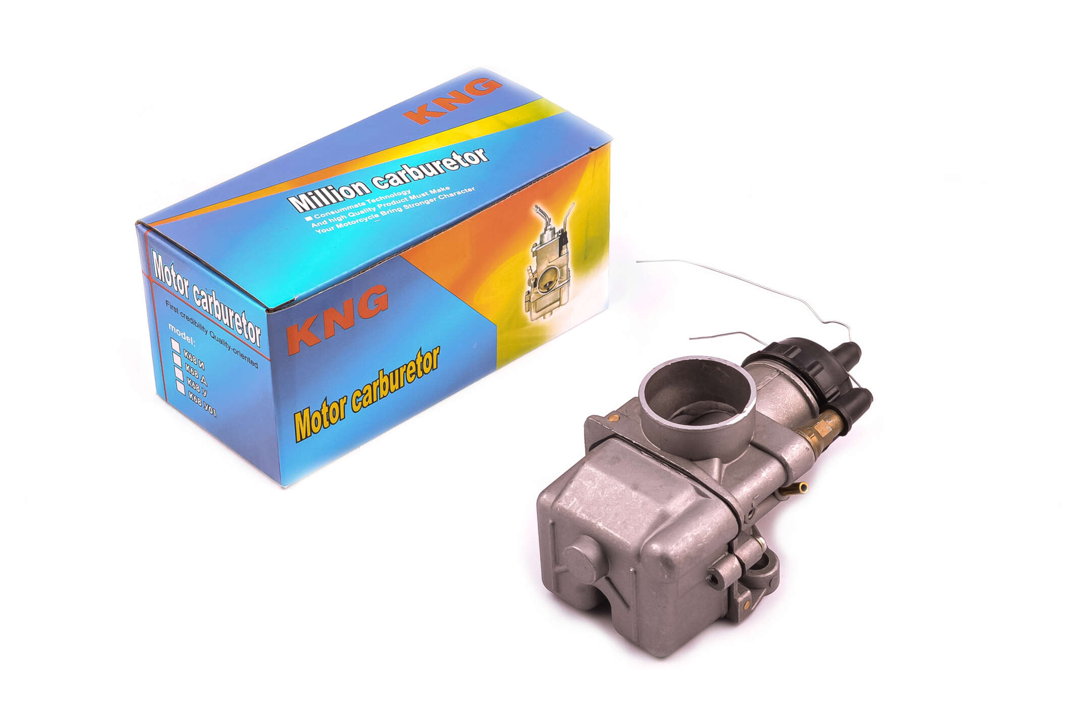 Карбюратор К68И ИЖ ПЛАНЕТА (круглый) (orange box) KNG