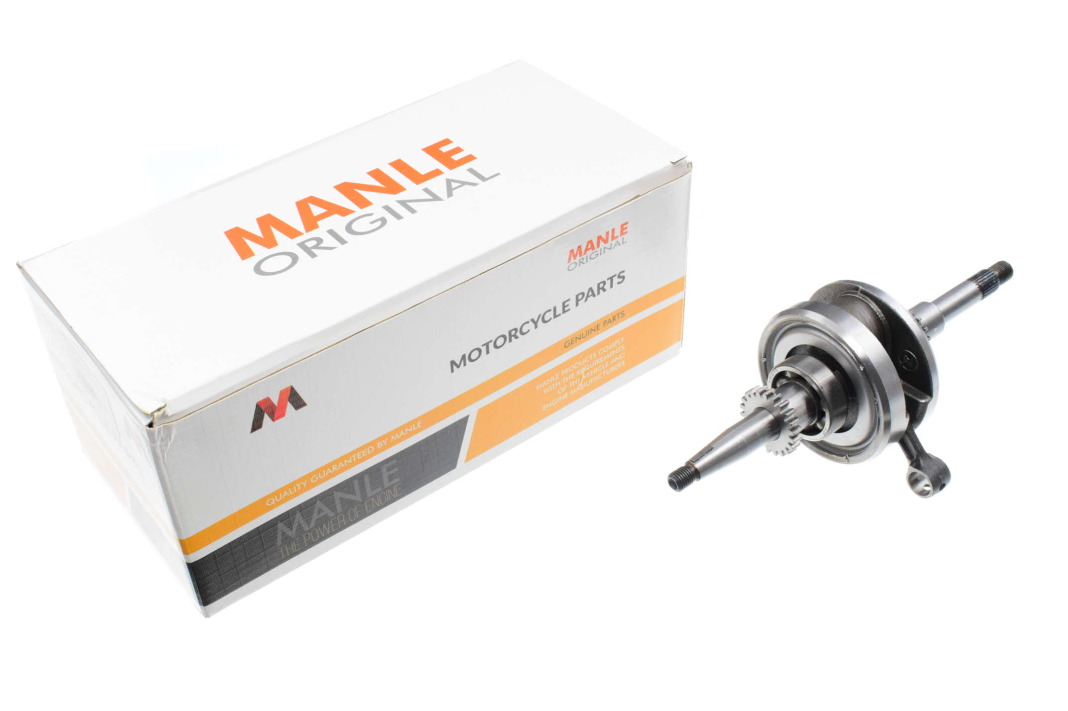 Коленвал 4T GY6 80 (шестерня маслонасоса 22T) MANLE