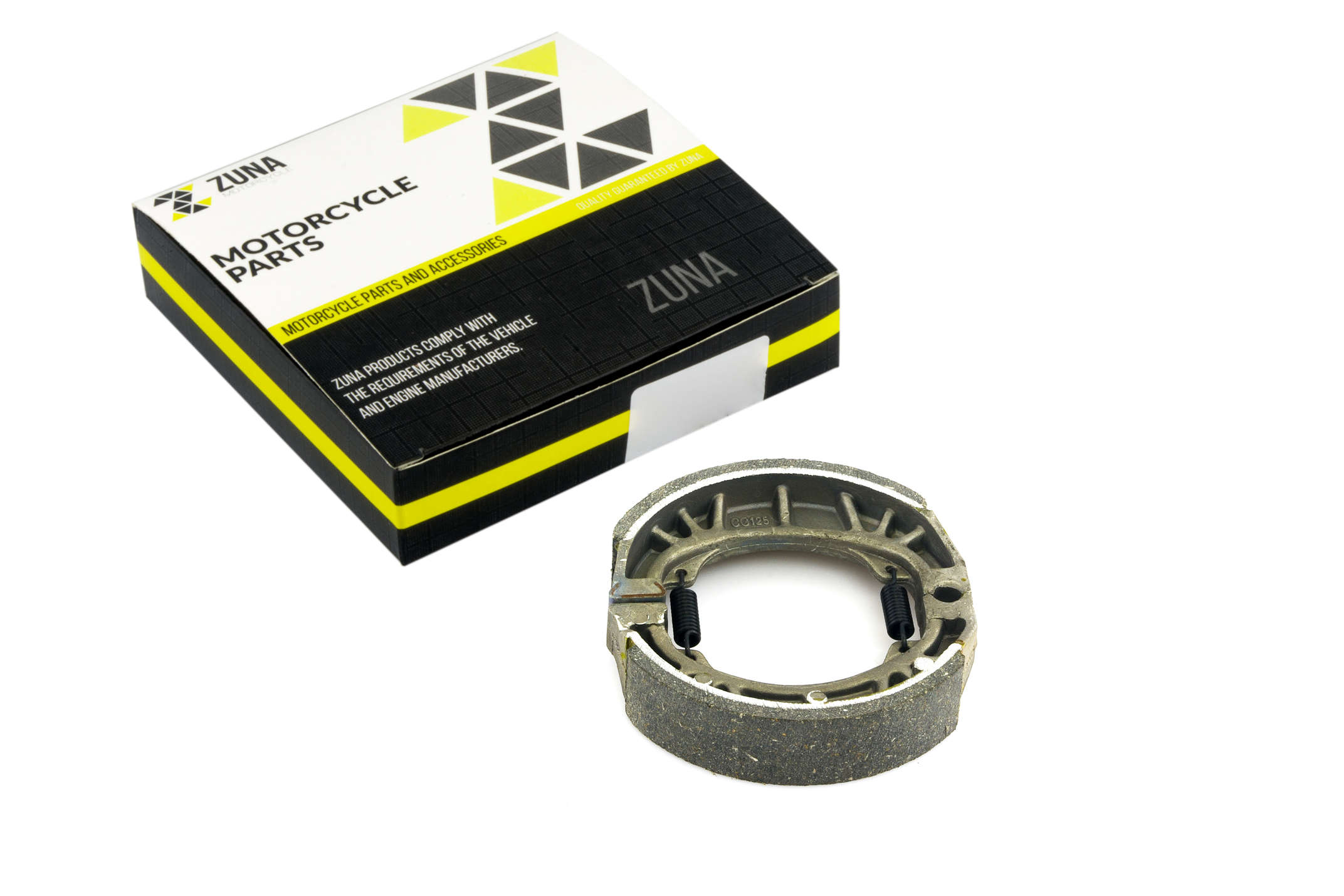 Колодки тормозные (барабан) 4T GY6 50-150 (10/12 колесо) ZUNA