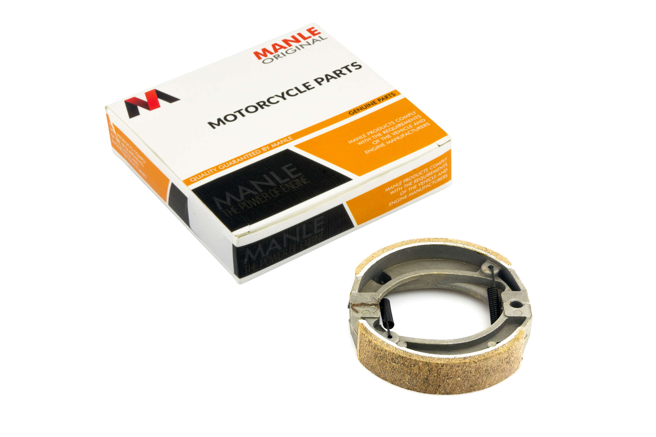 Колодки тормозные (барабан) Delta, Yamaha YB100 (в упаковке две пары) MANLE