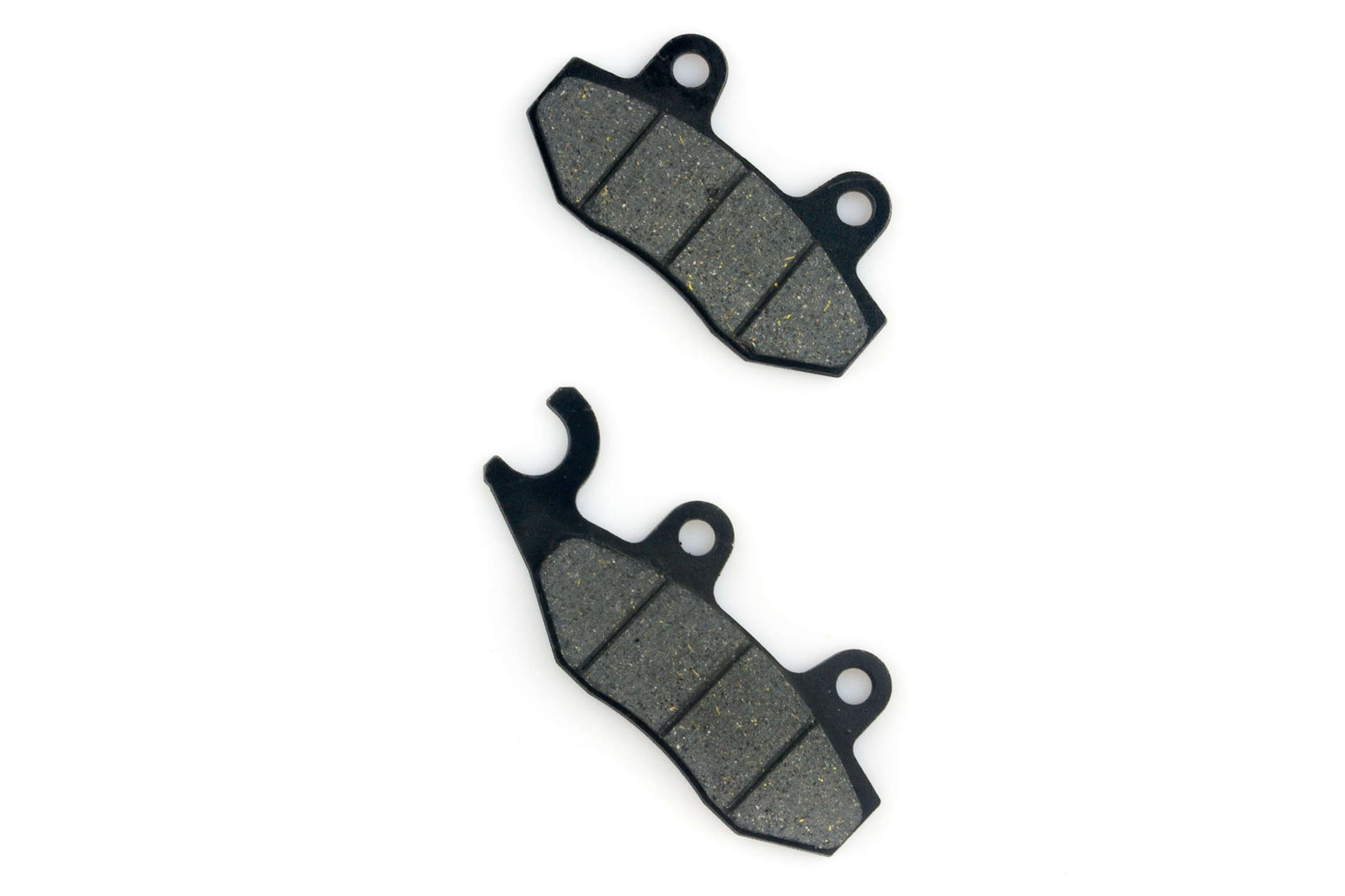 Колодки тормозные (диск) 4T GY6 50-150 (RACE/STORM, ухо в лево, черные) ZUNA