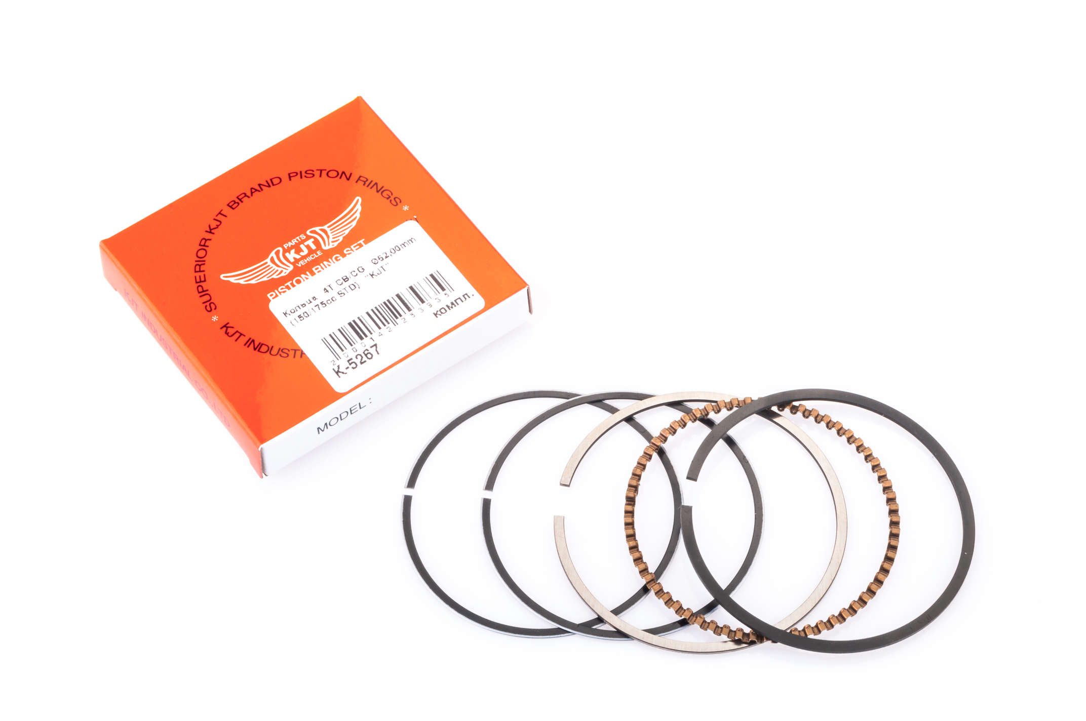 Кольца 4T CB/CG Ø62,00mm (150/175cc STD) KJT