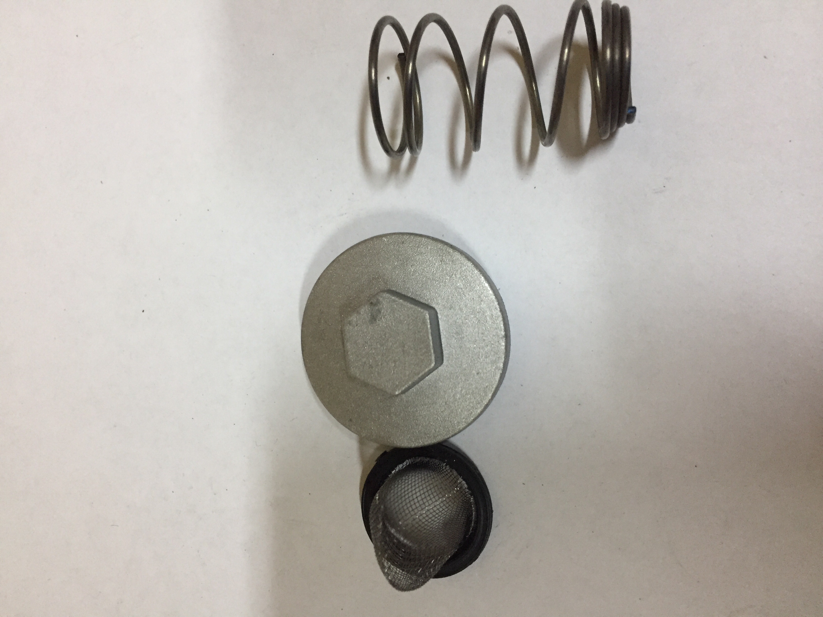 Крышка слива масла 4T CB125-250 (+сетка) AMG