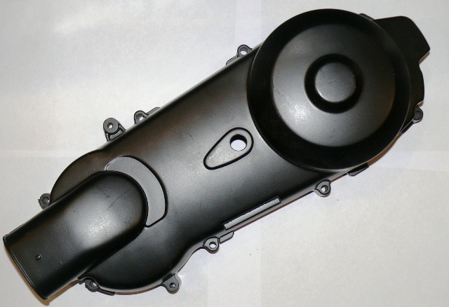 Крышка вариатора 4T GY6 125/150 (12/13 колесо, 152QMI, 157QMJ) (черная) VDK