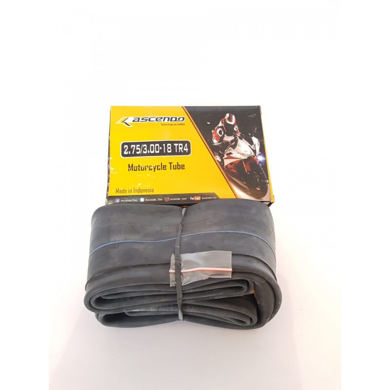 Камера 2,75 * 18 3.00-18 , ASCENDO , Butyl , Индонезия BBCm