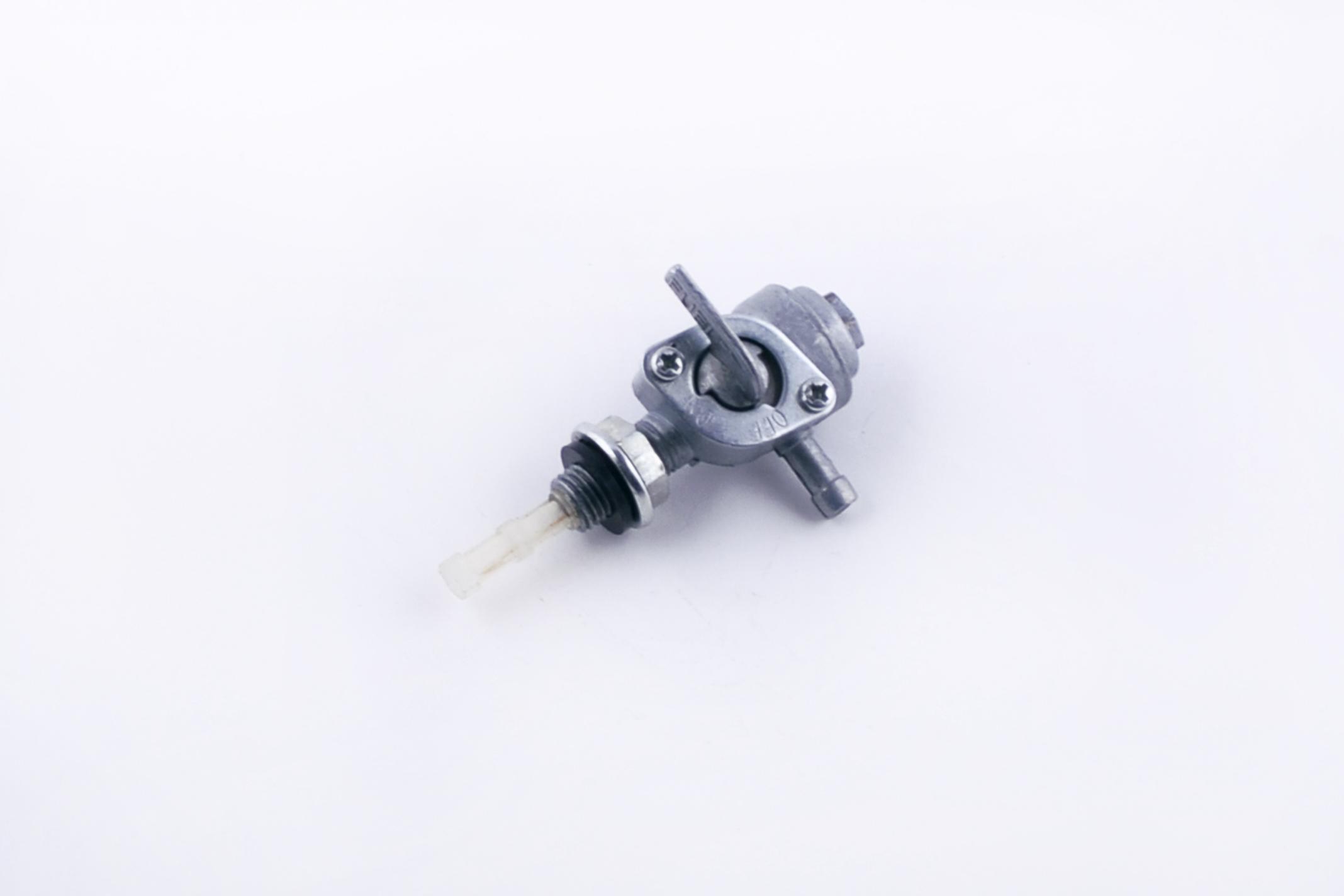 Кран топливный Honda GX168 (Ø10mm, штуцер 180*, резерв) HY