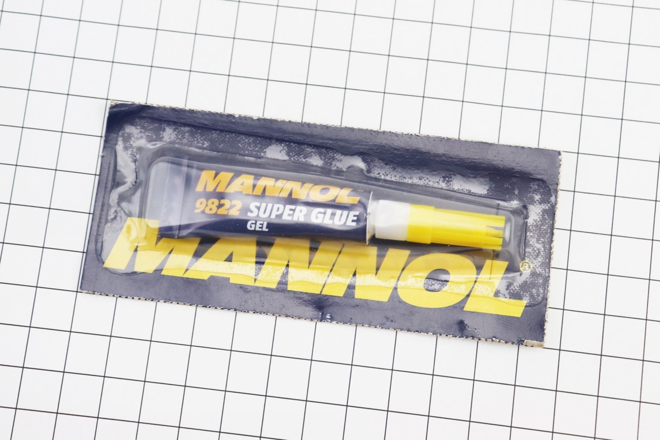 Клей цианоакриловый 3г MANNOL (SUPER GLUE) 9822 KS
