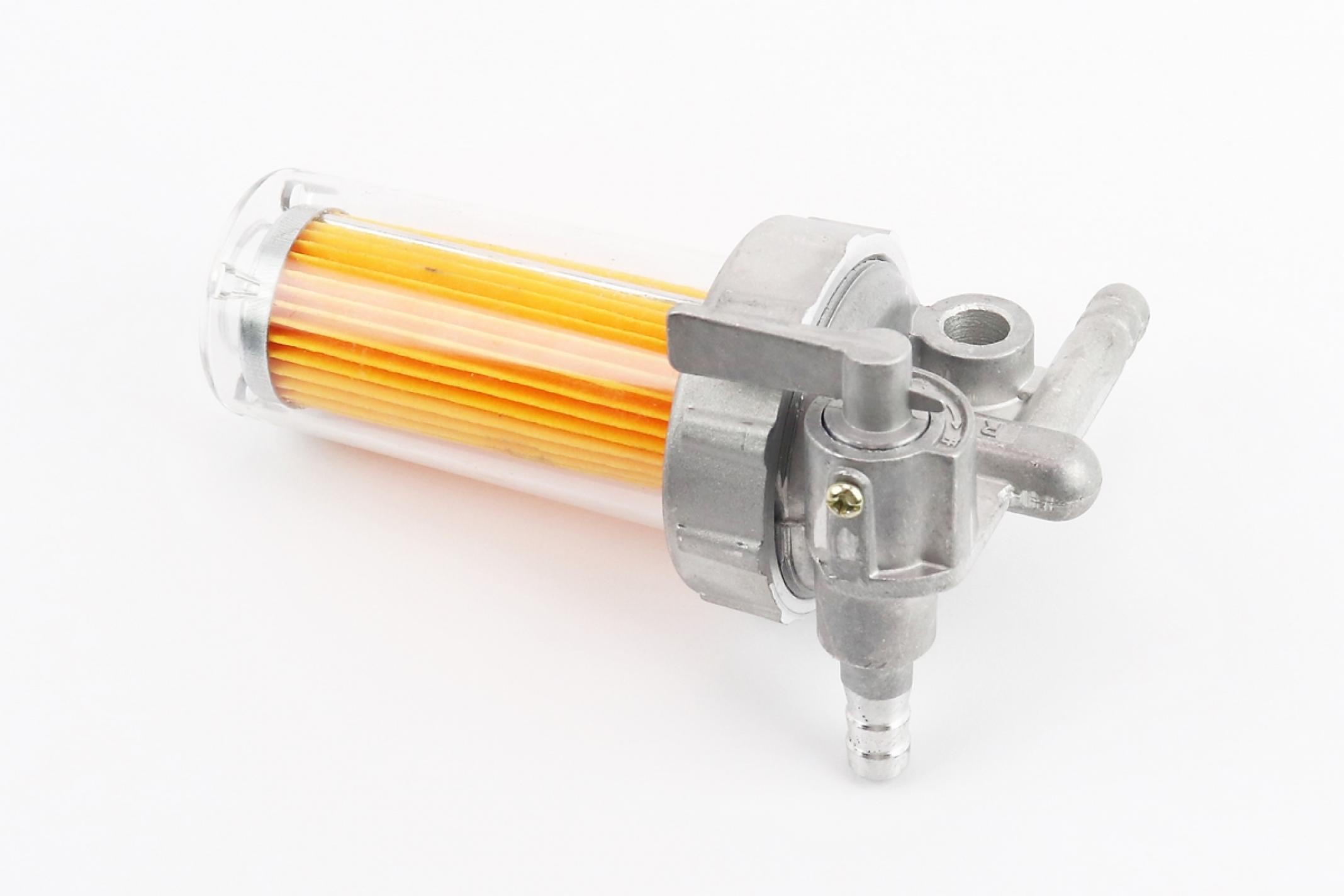 Кран топливный м/б 190N/195N (12/15Hp) (с фильтром, пластиковый стакан) KS