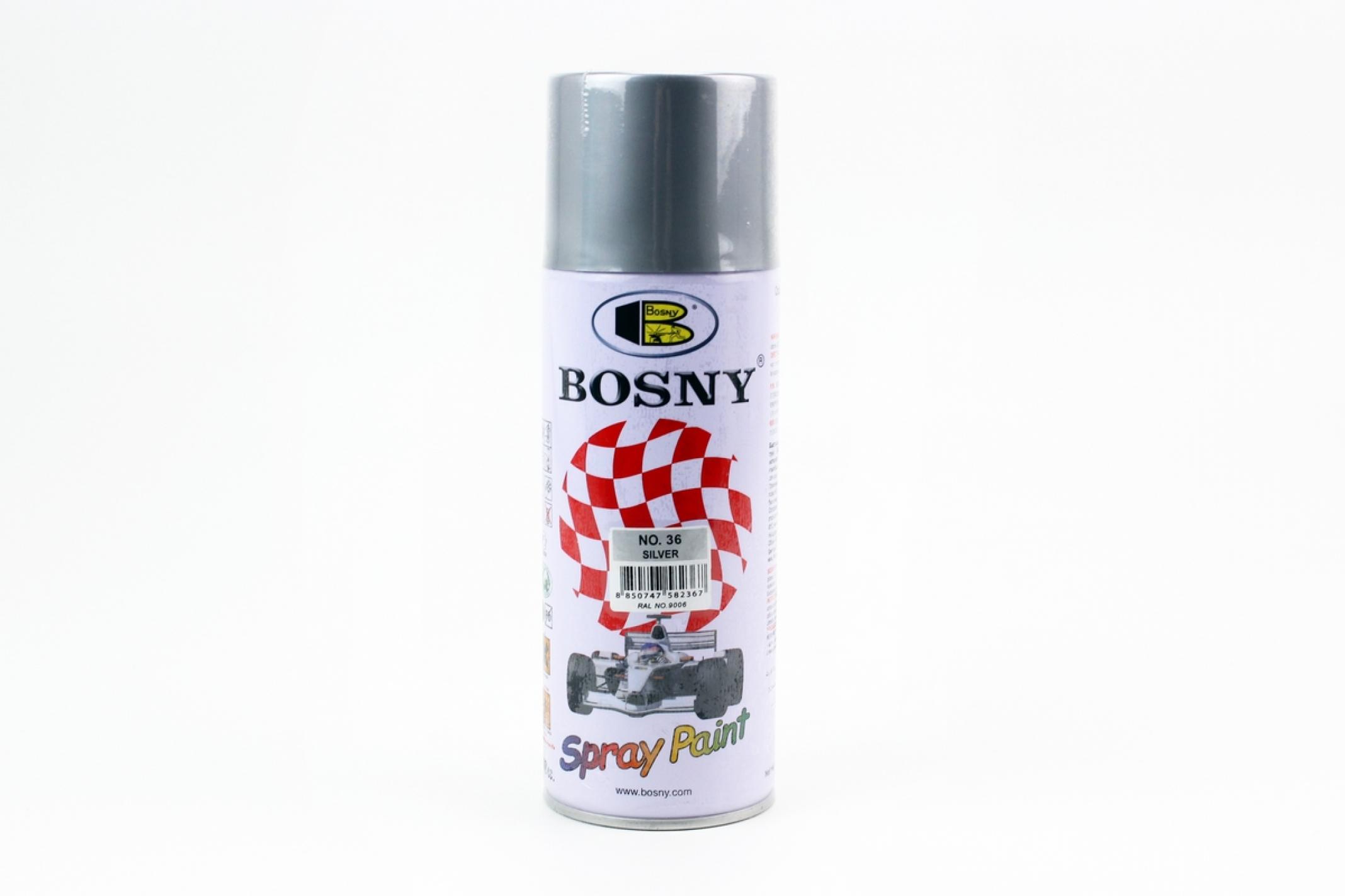 Краска акриловая №36 СЕРЕБРЯНЫЙ, Аэрозоль 400ml KS