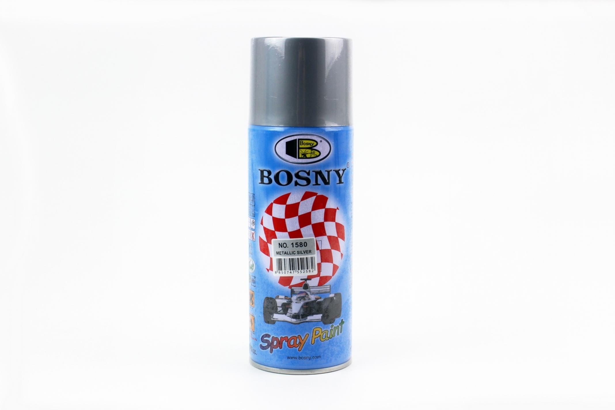 Краска акриловая №1580 СЕРЕБРЯНЫЙ МЕТАЛЛИК, Аэрозоль 400ml KS