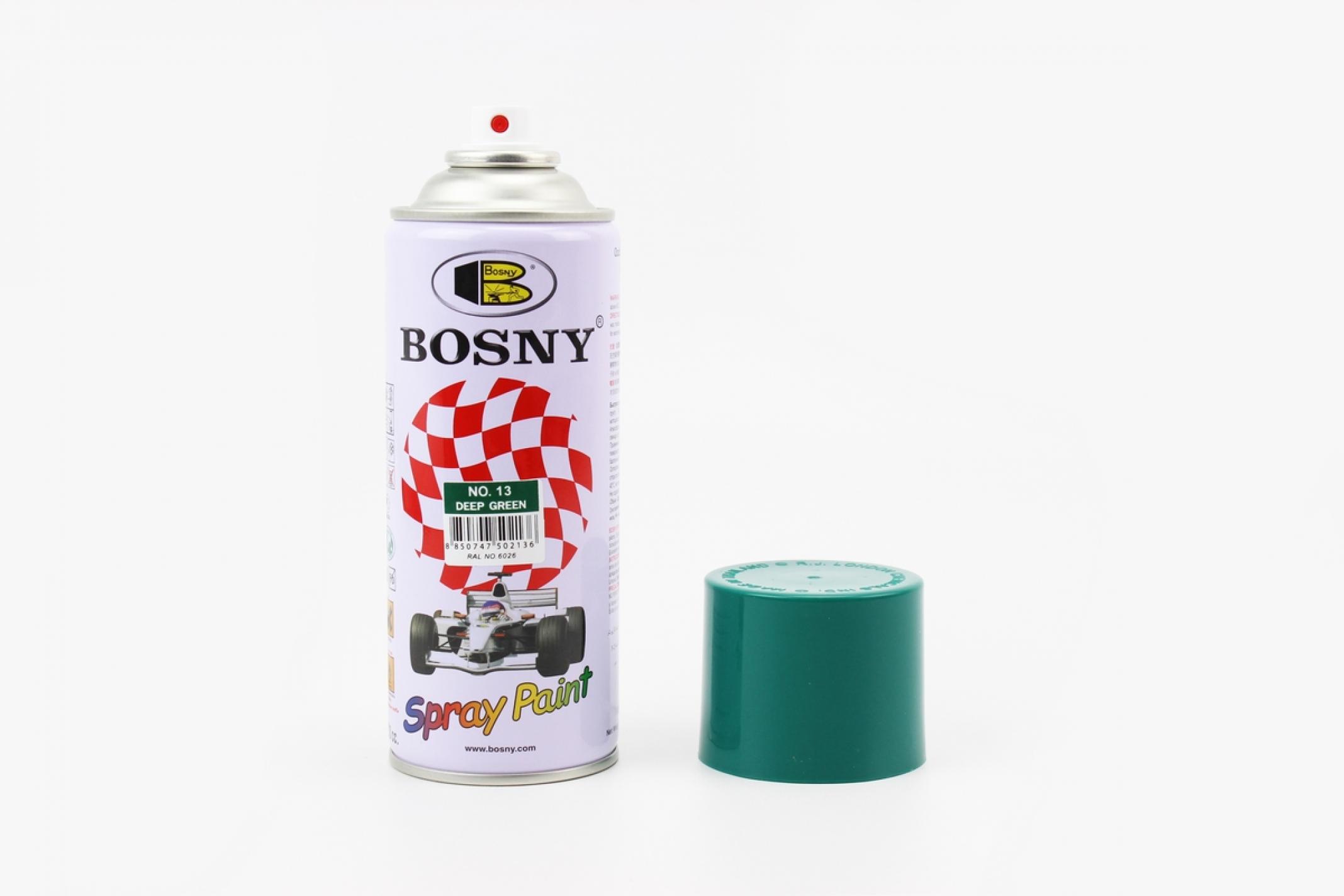 Краска акриловая №13 ТЕМНО-ЗЕЛЕНЫЙ, Аэрозоль 400ml KS