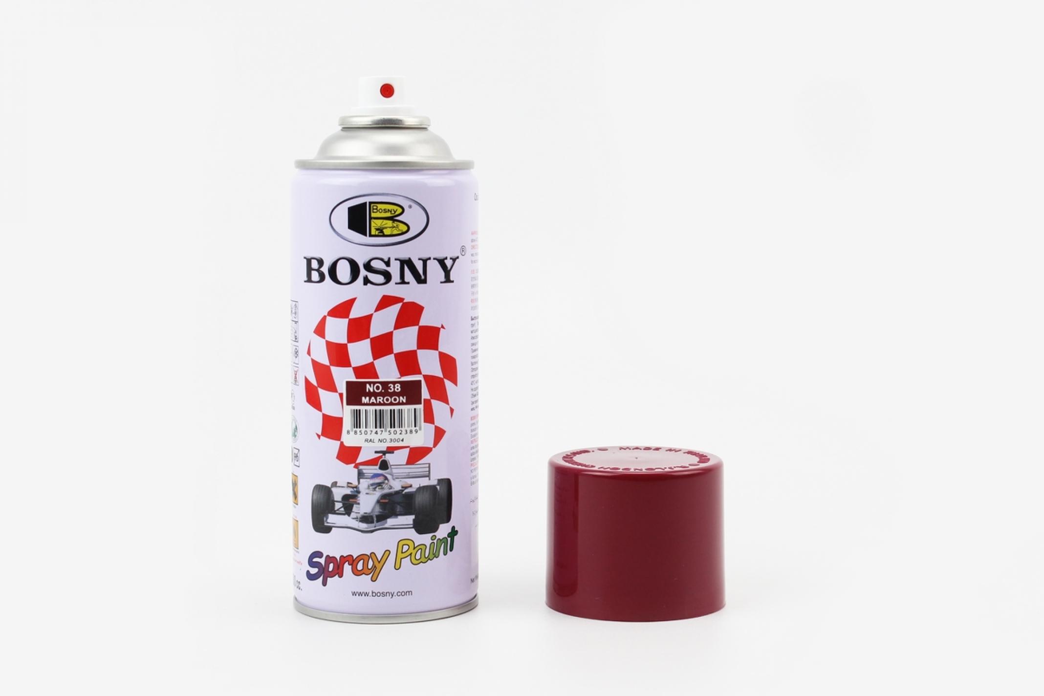 Краска акриловая №38 БОРДОВЫЙ, Аэрозоль 400ml KS