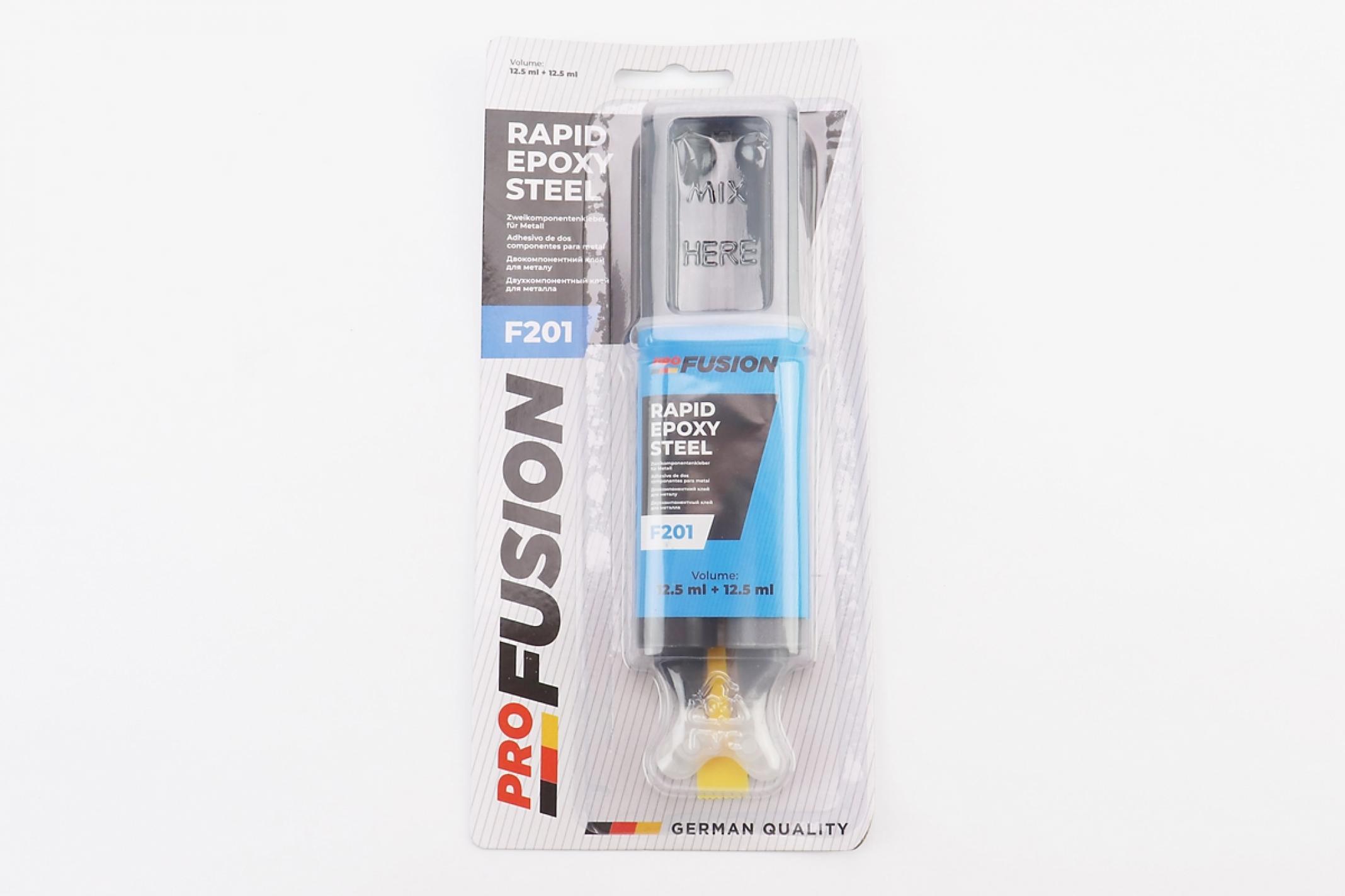 Клей двухкомпонентный для металлических деталей EPOXY-STEEL, 30g KS