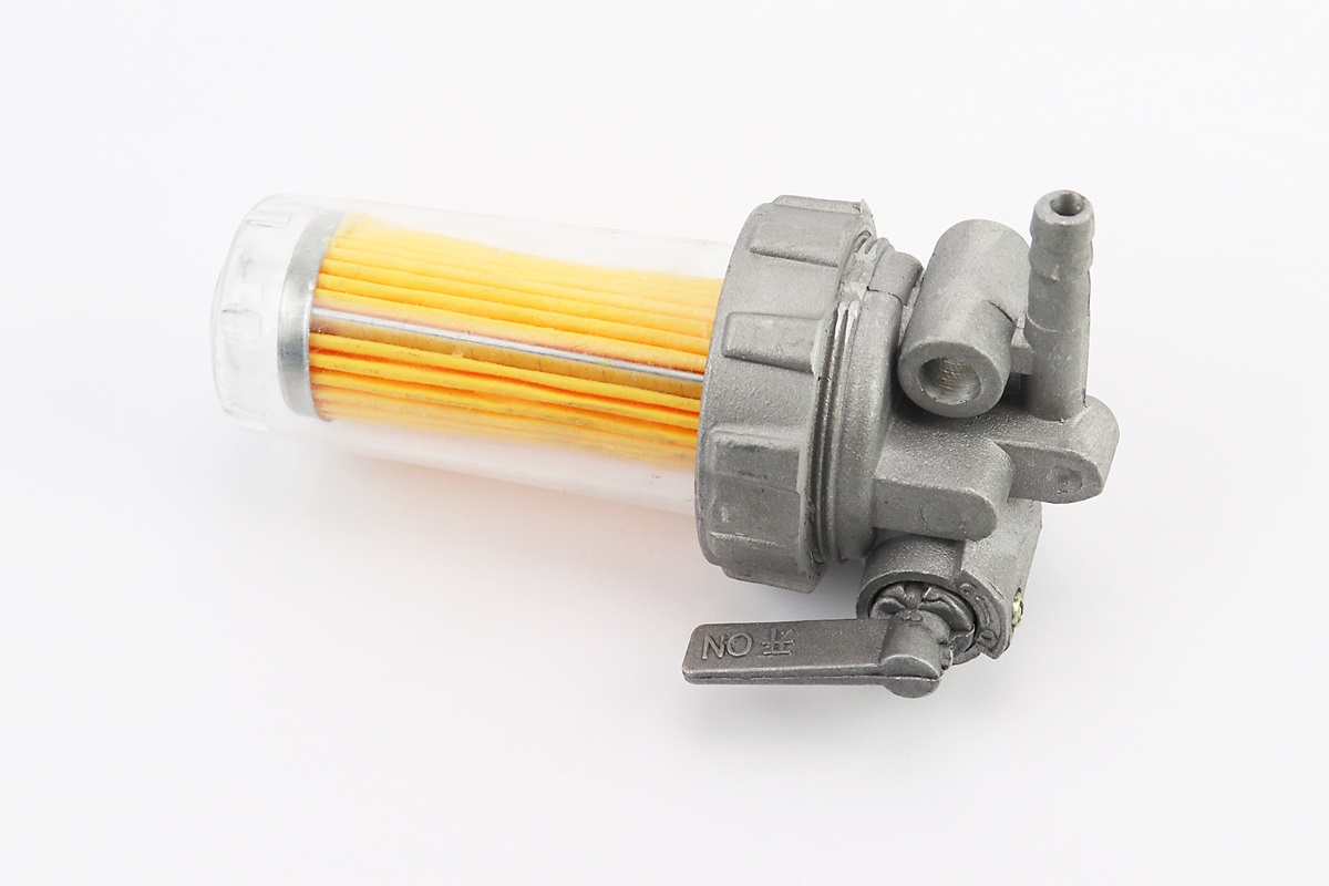 Кран топливный м/б 190N/195N (12/15Hp) (с фильтром, пластиковый стакан) KS-2