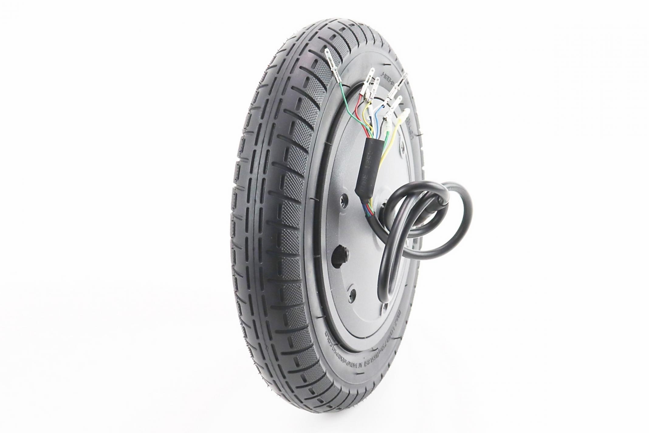 Колесо-ЭЛЕКТРО-МОТОР 10 36V-350W, пром-подшипник (15х32х9) 6002 2RS, Е9 МАХ (электросамокат) KS