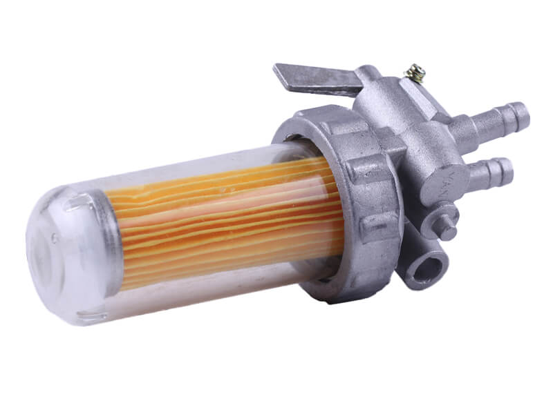 Кран топливный м/б 190N/195N (12/15Hp) (с фильтром, пластиковый стакан) AMG-3