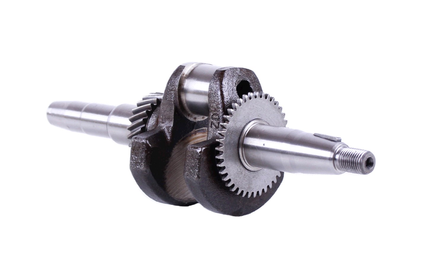Коленвал м/б 168F/170F (6,5/7Hp) (под конус, Ø20mm) (c шестернями) L-253 AMG-4