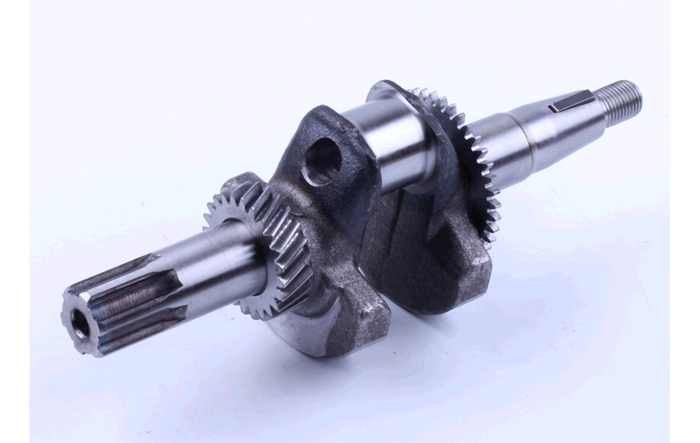 Коленвал м/б 168F/170F (6,5/7Hp) (под шлицы, Ø25mm) (в сборе c шестернями) AMG-4