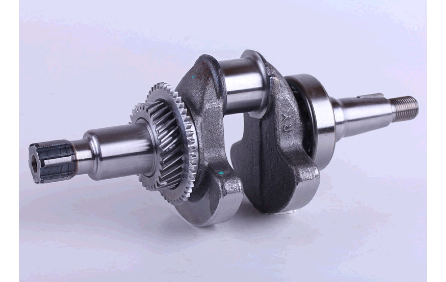 Коленвал м/б 177F (9Hp) (под шлицы, Ø25mm) (c шестернями и подшипником) AMG-3