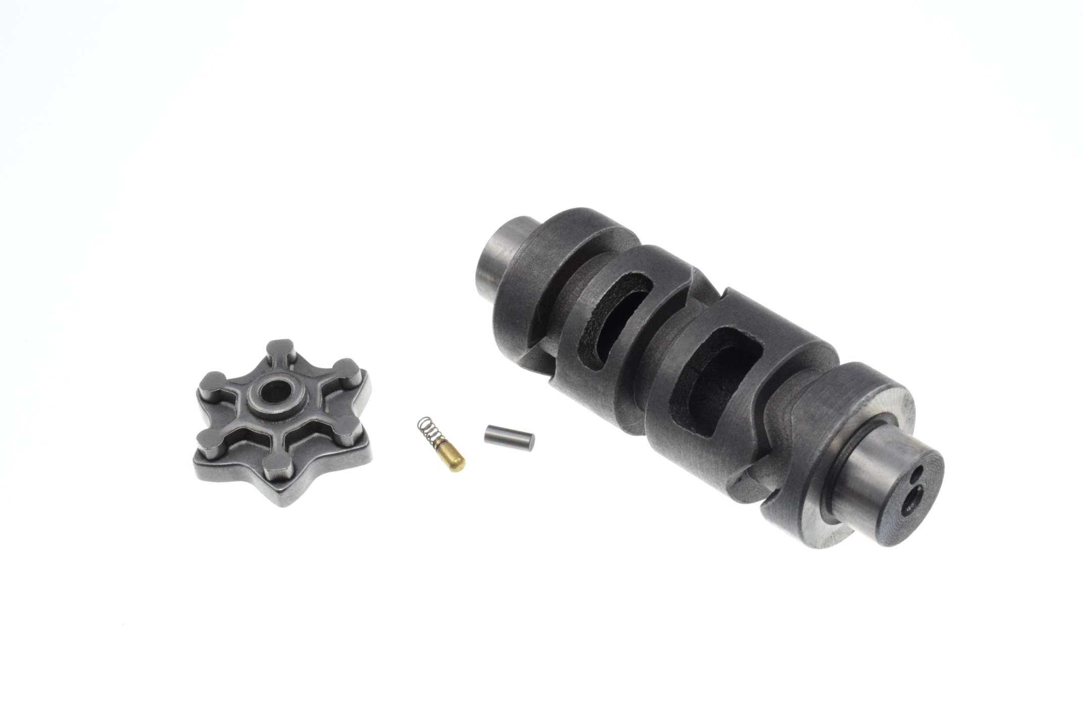 Копирный вал КПП 4T CG125/150 (+звезда) KOMATCU (mod.A)