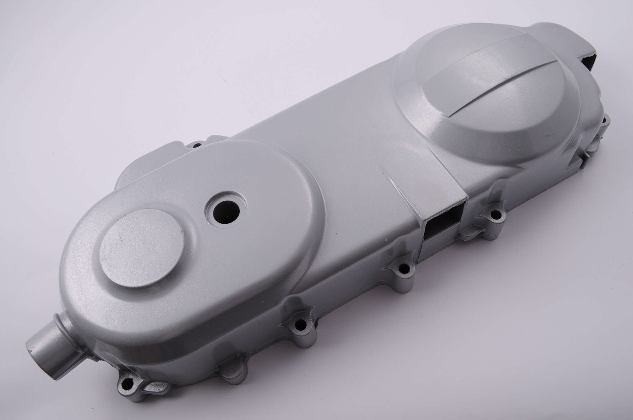 Крышка вариатора 4T GY6 50 (12 колесо, 139QMB, серебристая) ST