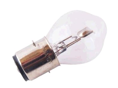 Лампа BA20D (2 уса) 12V 25W/25W (груша) TOPCROWN