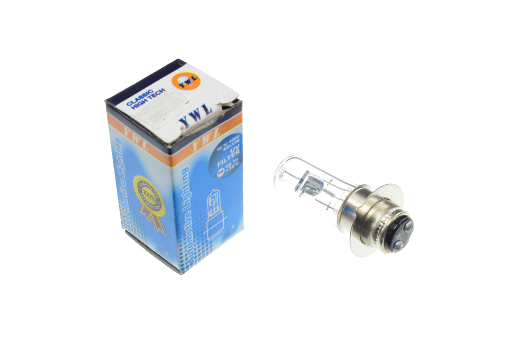 Лампа P15D-25-1 (1 ус) 12V 35W/35W (белая) YWL
