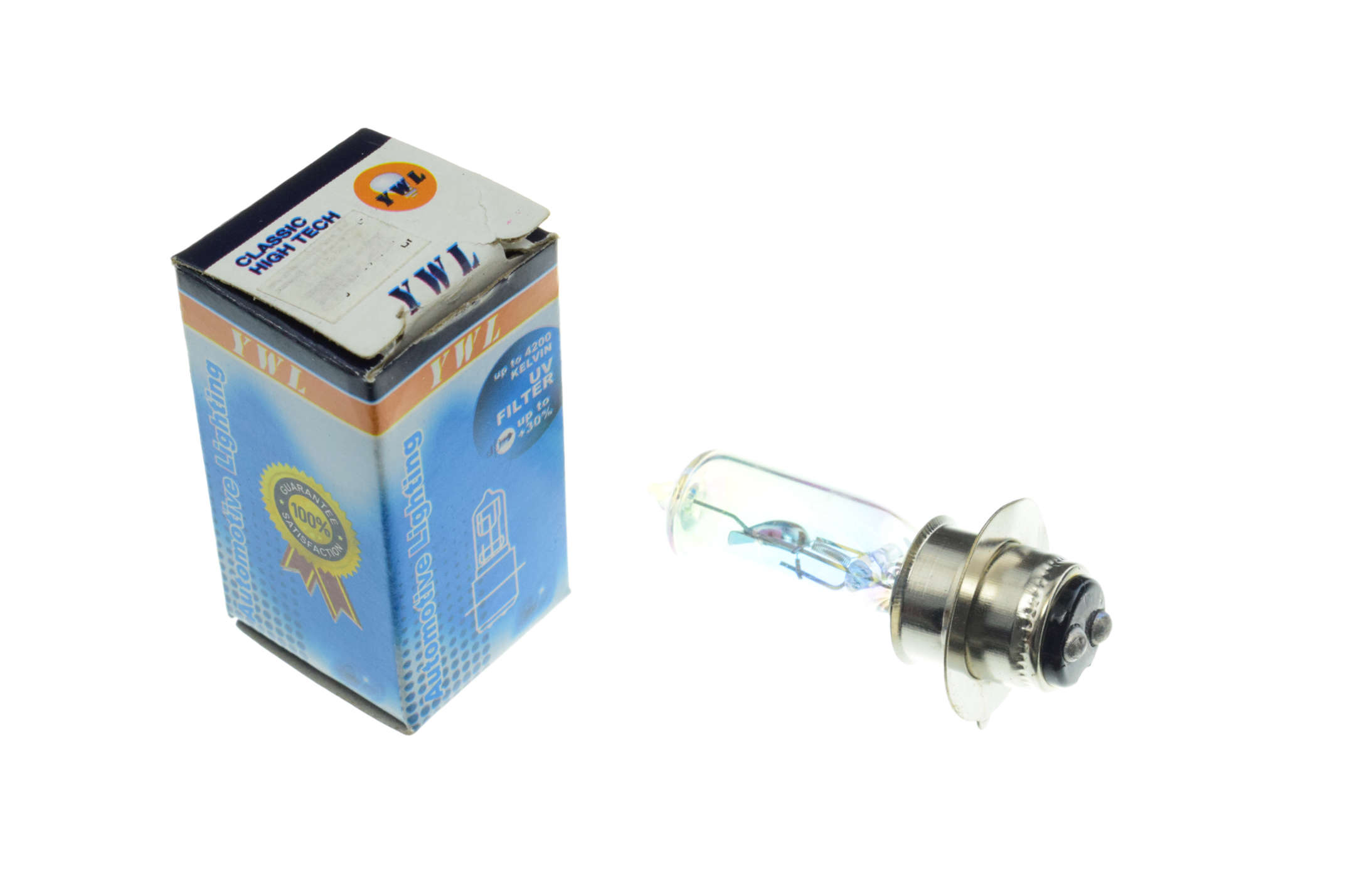 Лампа P15D-25-1 (1 ус) 12V 50W/50W (хамелеон радужный) YWL