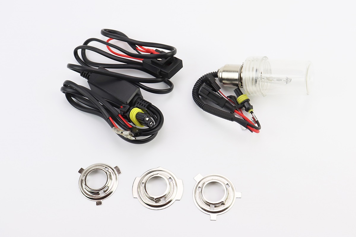 Лампа биксеноновая H6 (12V 35W DC AMP) 6000K, шт + провода KS