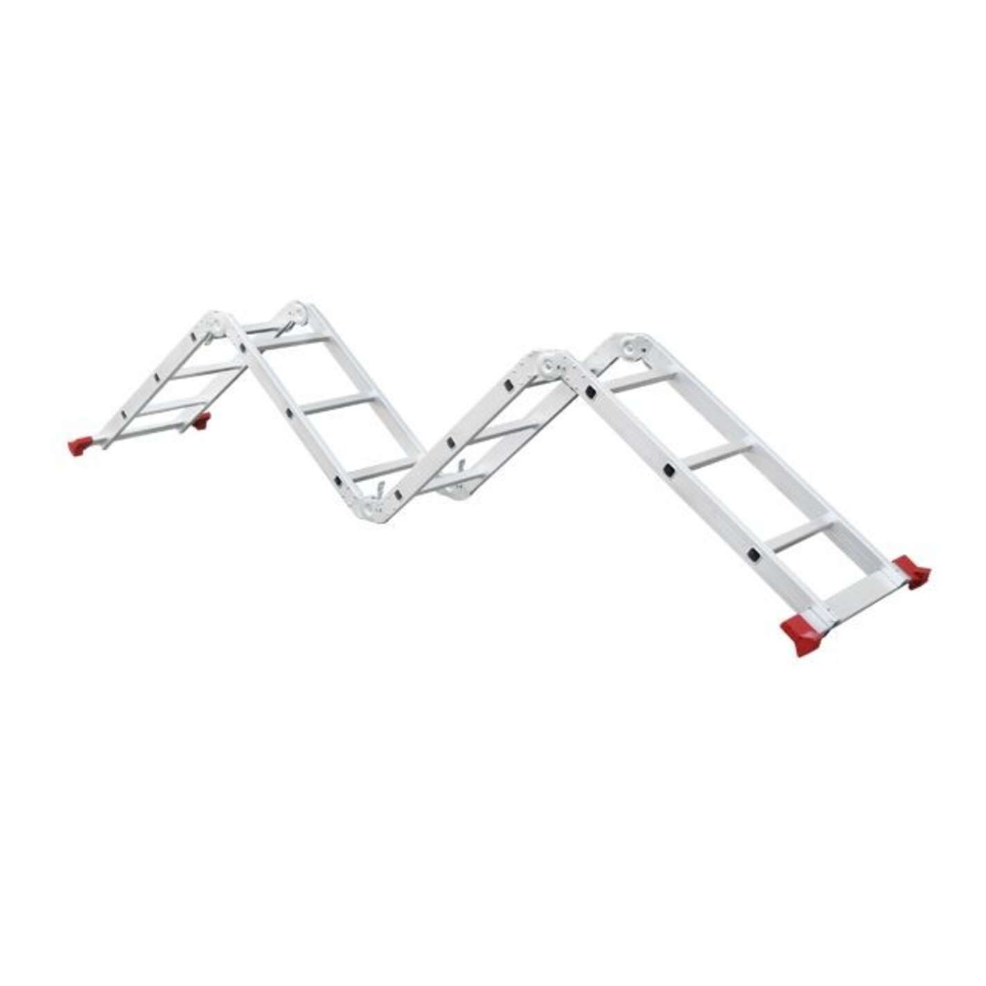 Лестница алюминиевая мультифункциональная трансформер 4x3 ступ., 3,50 м INTERTOOL
