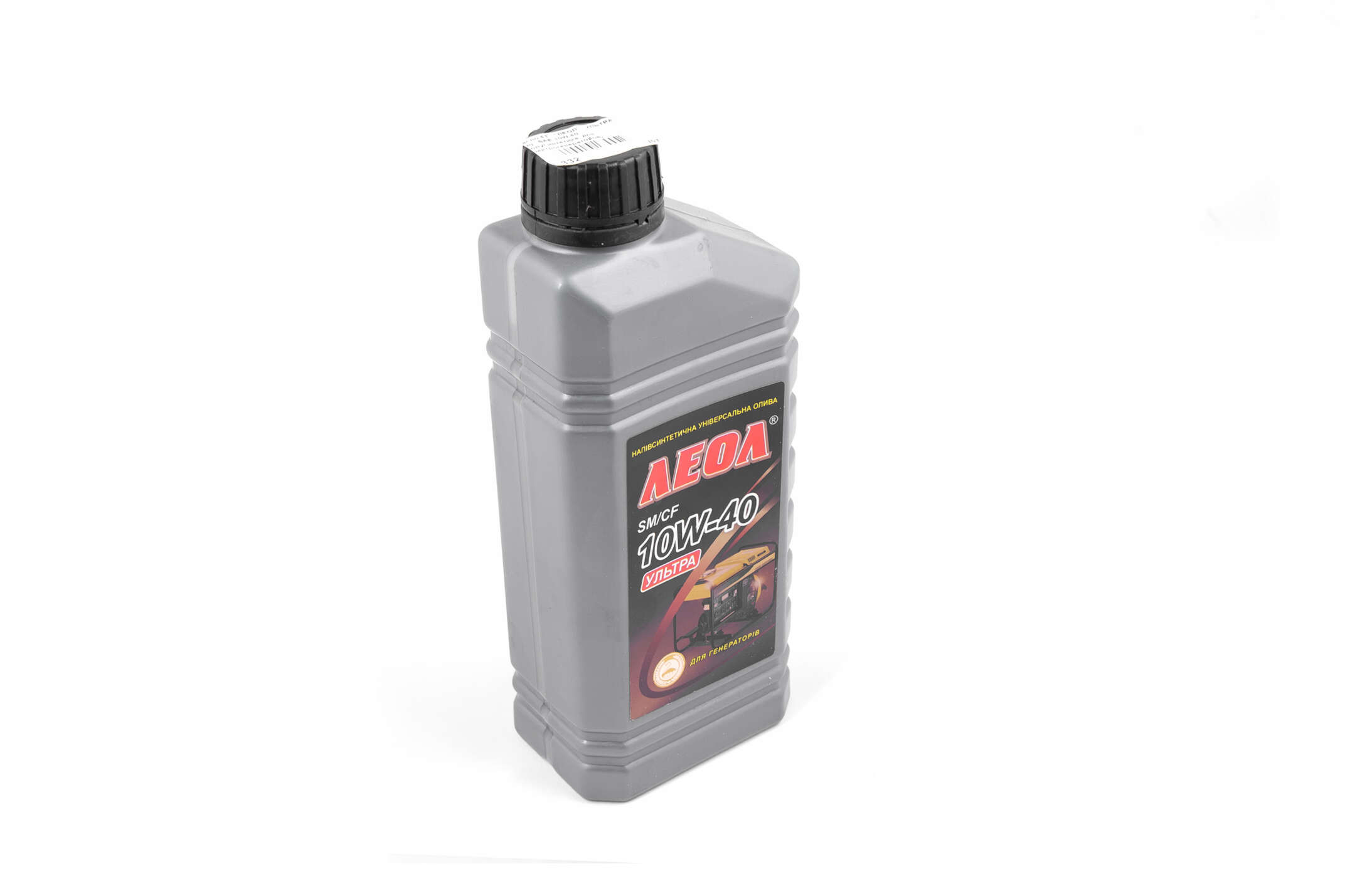 Масло 4T, 1л (SAE 10W-40, полусинтетика, УЛЬТРА, для электрогенераторов) ЛЕОЛ