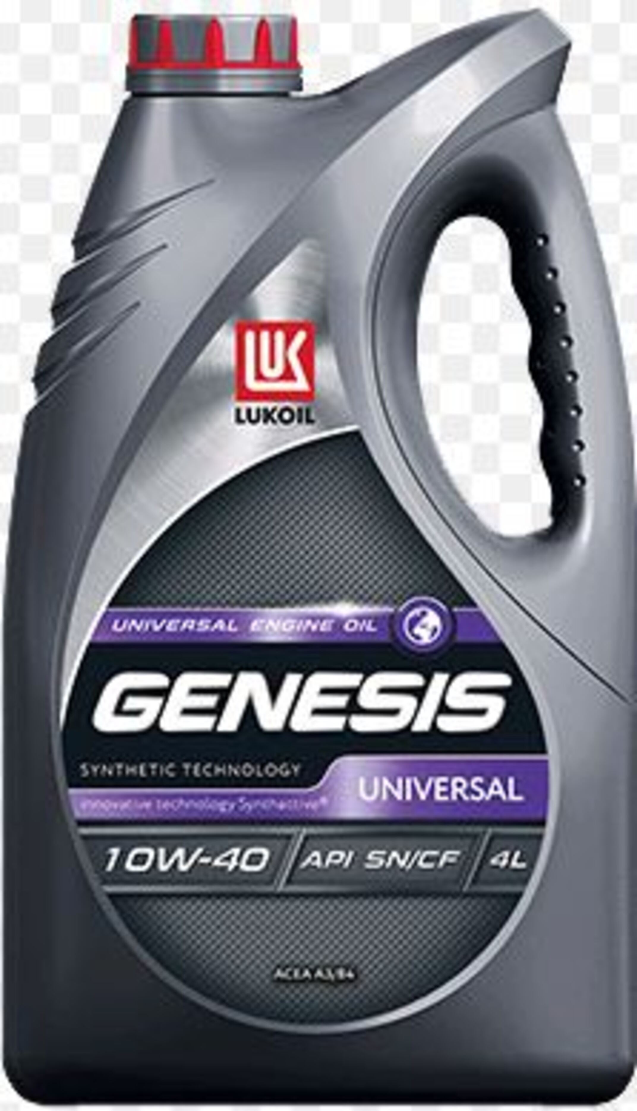 Масло 4T, 4л (SAE 10W-40, полусинтетика, GENESIS UNIVERSAL SN/CF) ЛУКОЙЛ