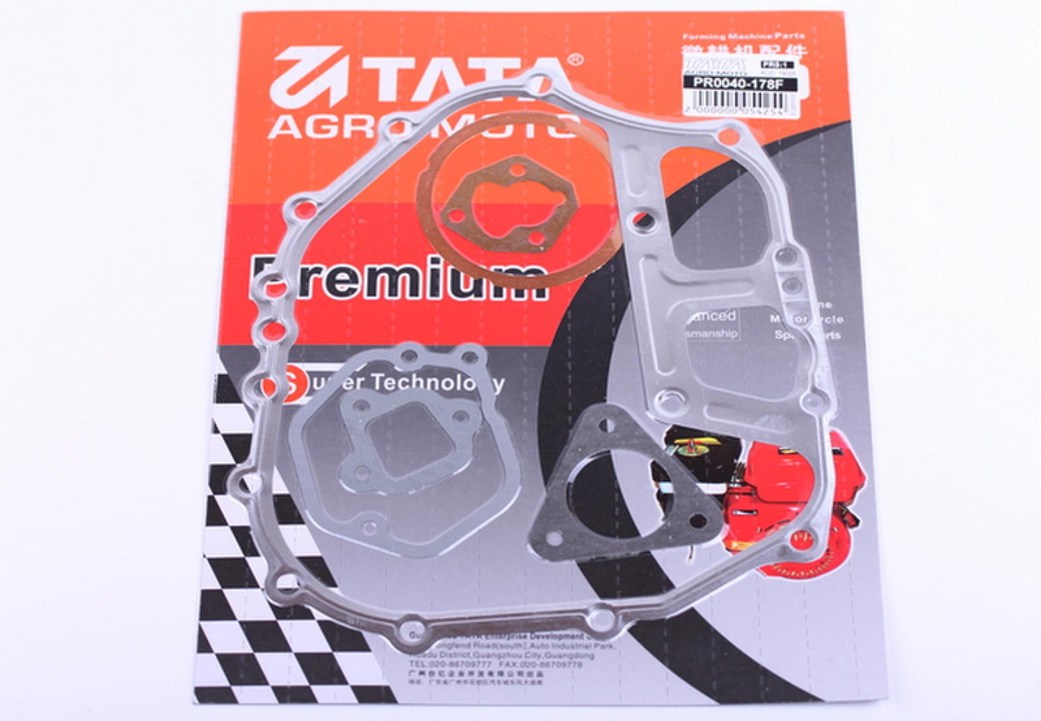 Прокладки двигателя (набор) м/б 178F (6Hp) (PREMIUM) AMG