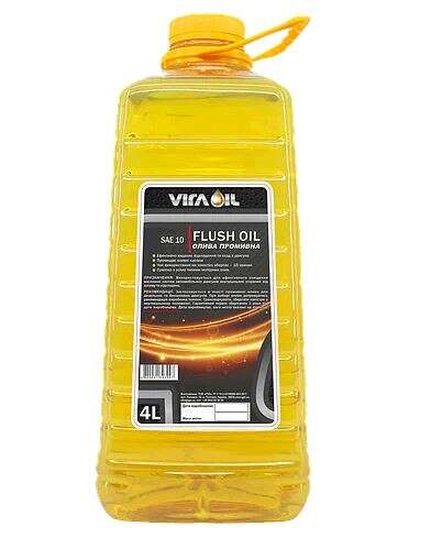 Масло 4л (промывочное, для двигателей) (FLUSH SAE 10) VIRA OIL #V10347