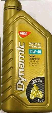 Масло 4T, 1л (SAE 10W-40, полусинтетика, Dynamic SCOOTER) MOL VDKI
