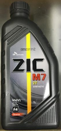 Масло 2T, 1л (синтетика, M-7) ZIC VDKI