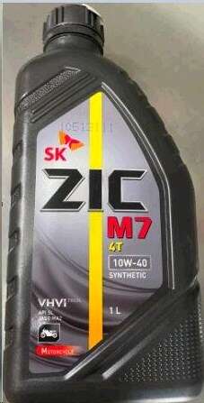 Масло 4T, 1л (SAE 10W-40, полусинтетика, M-7) ZIC VDKI