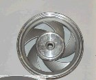 Диск колеса 2,15 * 10 (зад, барабан) (легкосплавный, 19 шлицов) WIND ZV