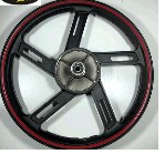 Диск колеса 1,6 * 18 (зад, барабан) (легкосплавный) SENKE SK200-9 ZV