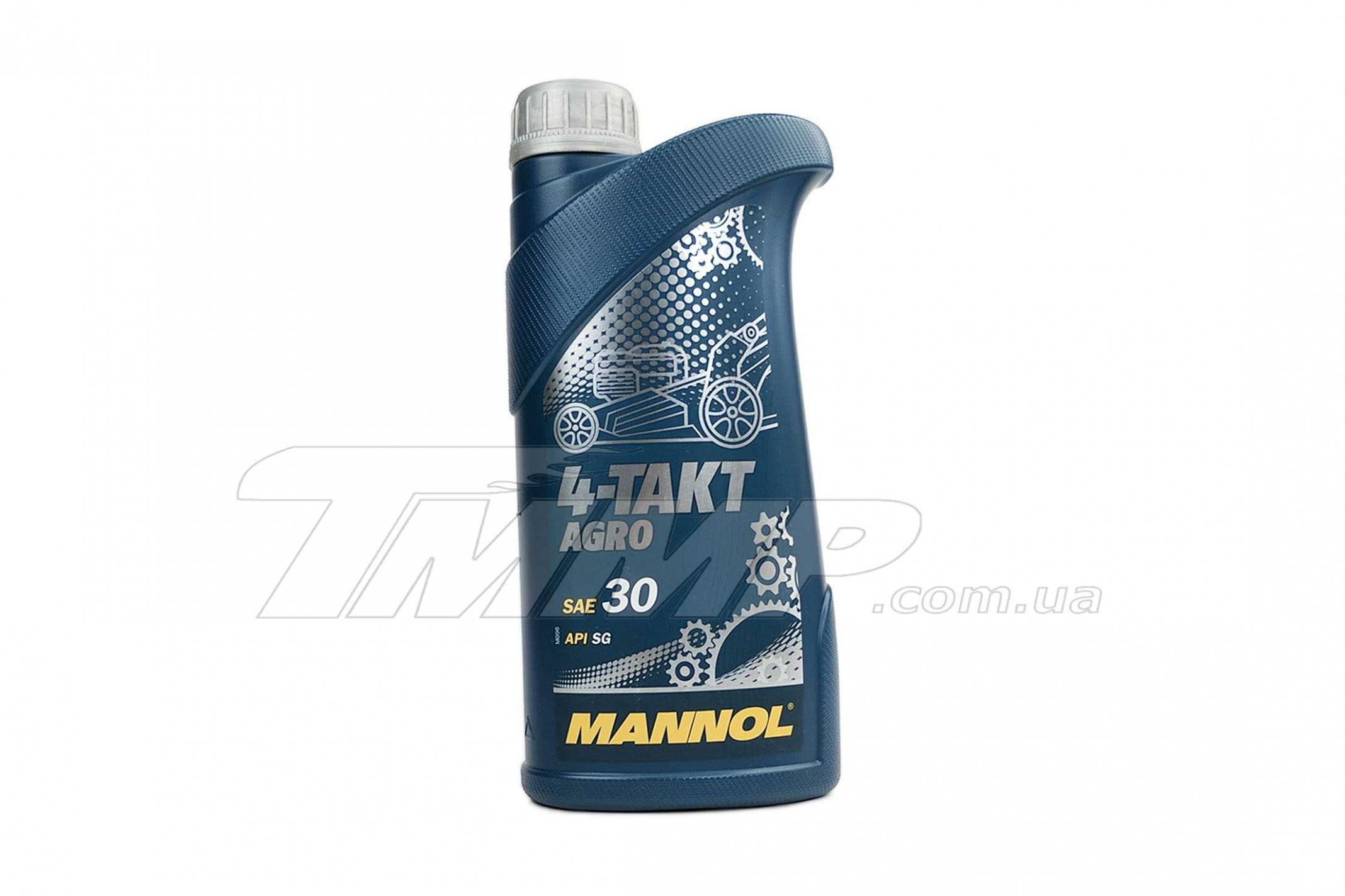 Масло 4T, 1л Agro SAE 30 API SG MANNOL EVO