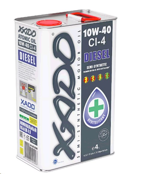 Масло автомобильное, 4л (10W-40, CI-4 Diesel) ХАДО
