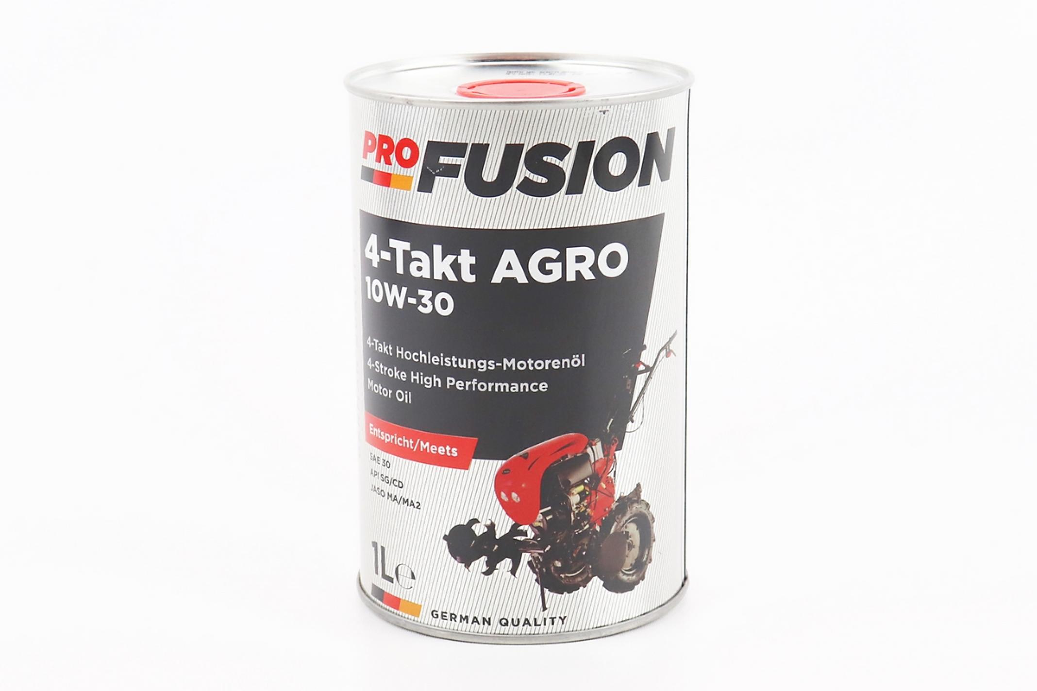 Масло 4T, 1л (SAE 10W-30, полусинтетика) AGRO , Metal KS