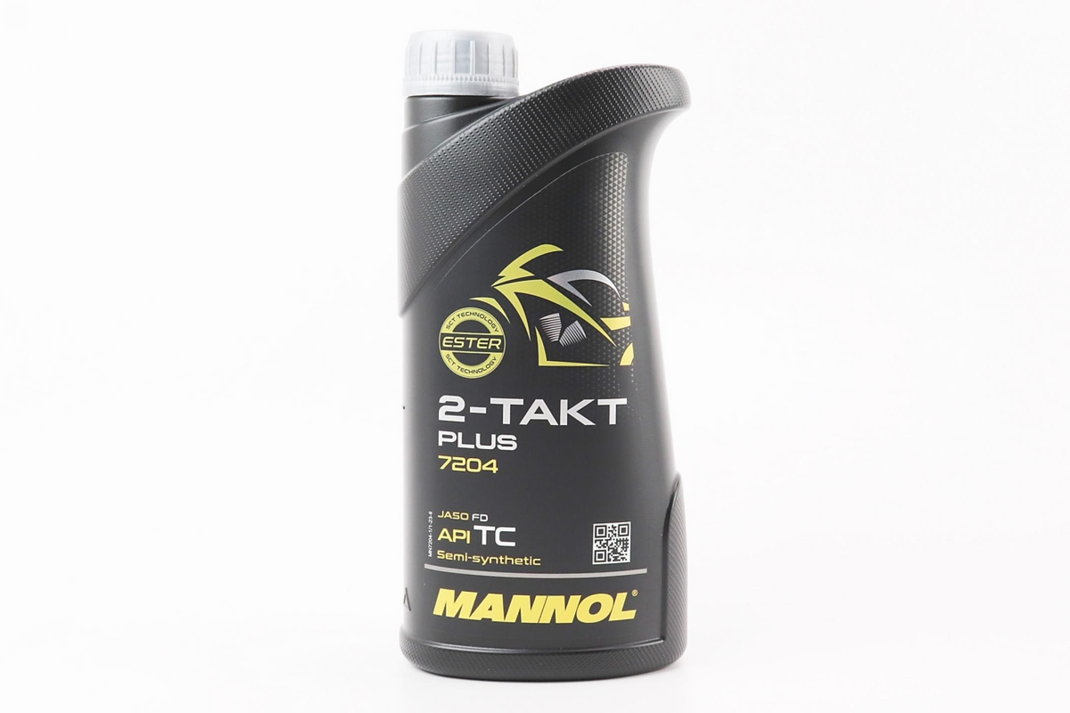 Масло 2T, 1л (полусинтетика, 2-Takt Plus API TC) MANNOL KS