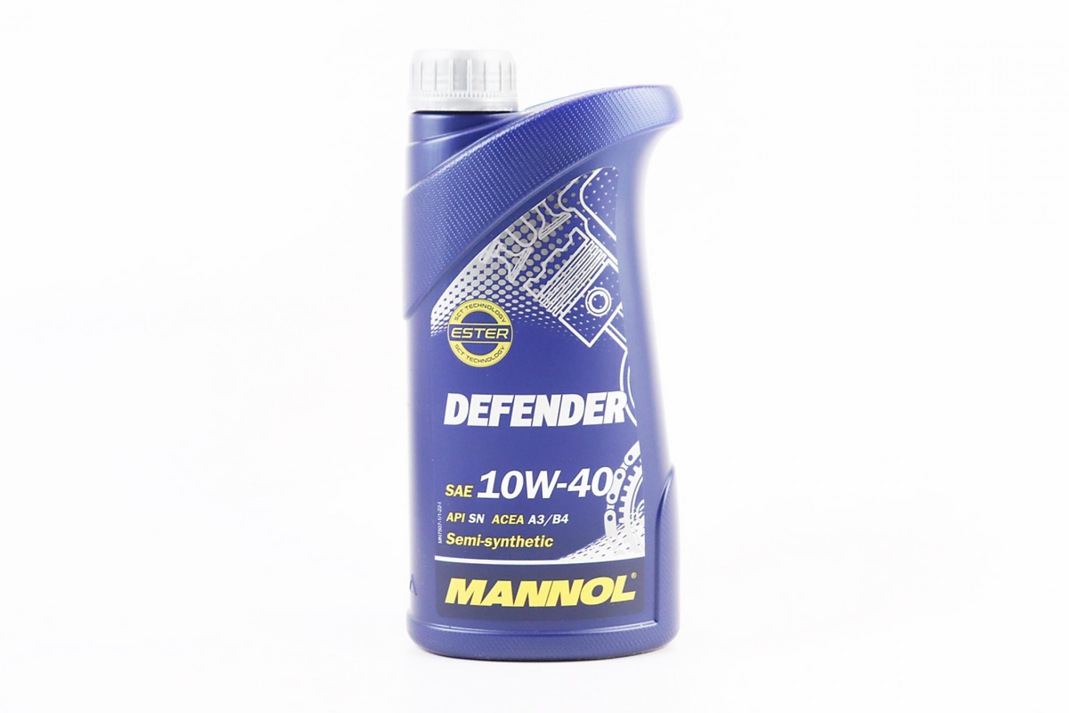 Масло 4T, 1л (SAE 10W-40, Defender) MANNOL KS